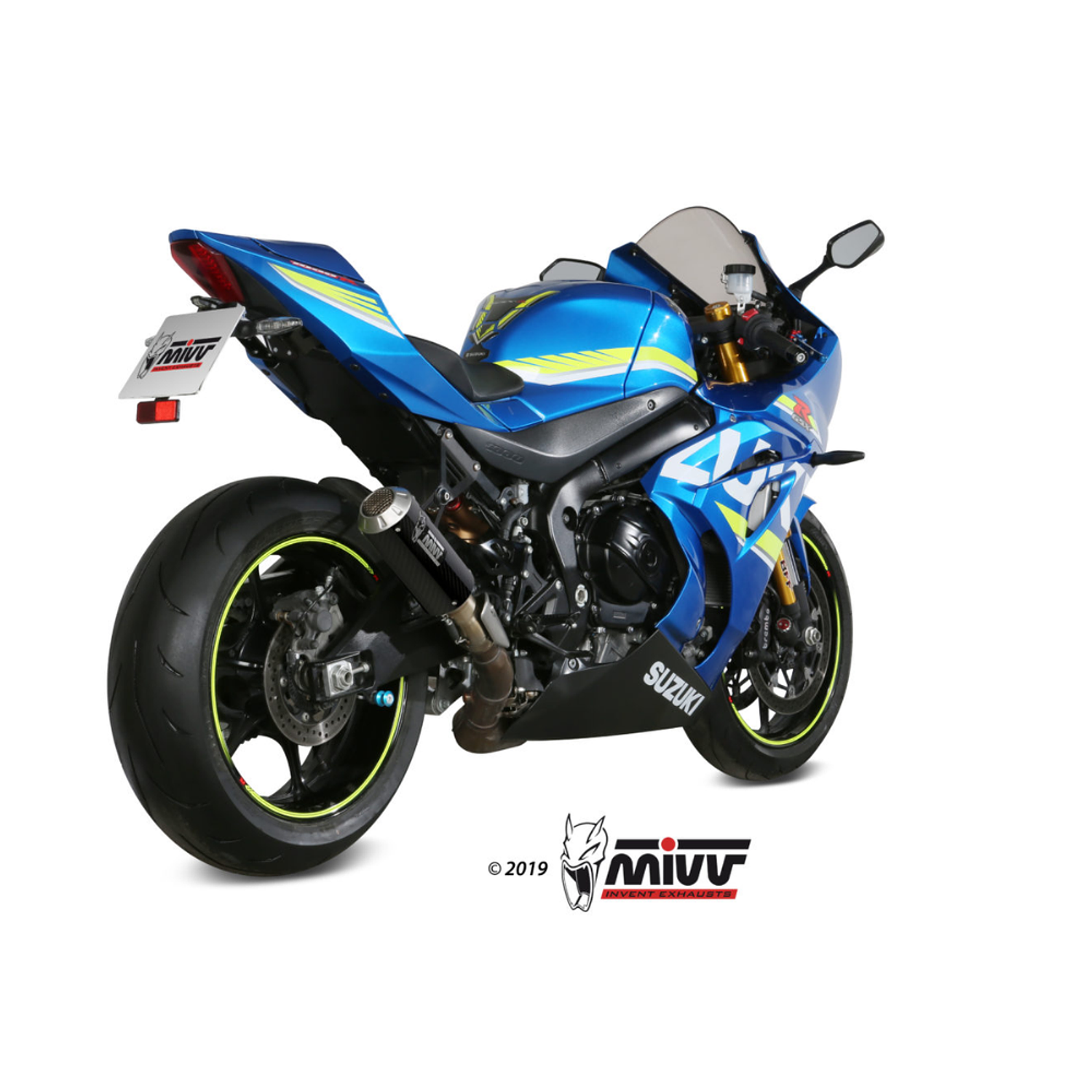 Escape MIVV MK3 CARBONO SUZUKI GSX-R 1000 2017-2021  2