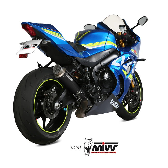Escape MIVV GPPRO Preto Suzuki GSX-R 1000 2017-2021  2