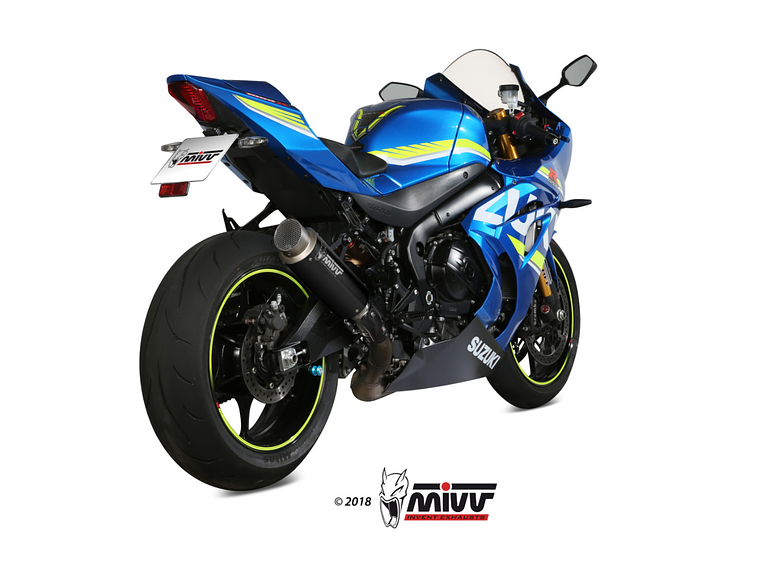 Escape MIVV GPPRO Preto Suzuki GSX-R 1000 2017-2021  2