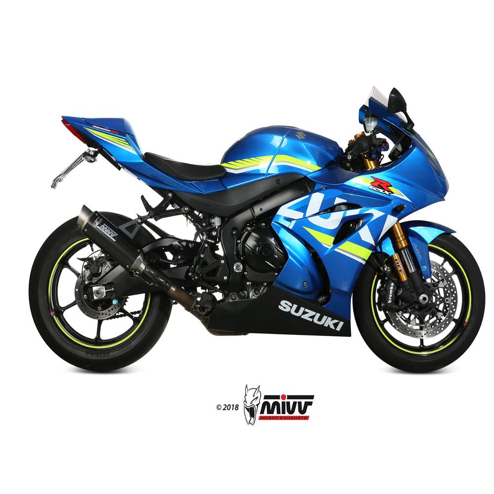 Escape MIVV GPPRO Preto Suzuki GSX-R 1000 2017-2021 