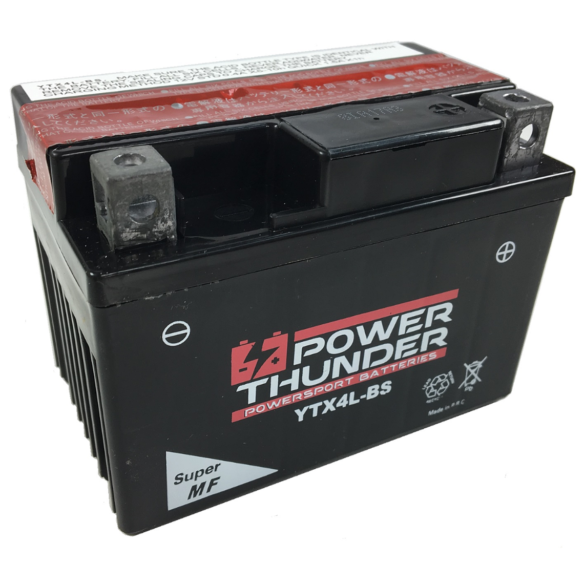 Bateria Mota YTX4L-BS - Power Thunder 1