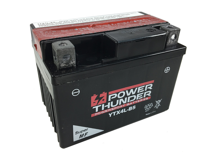 Bateria Mota YTX4L-BS - Power Thunder 1
