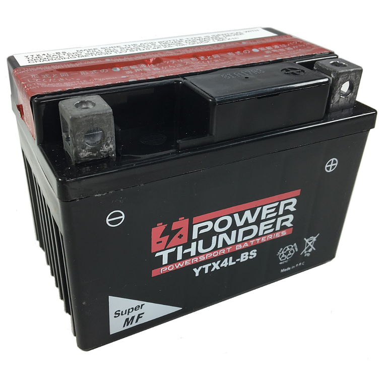Bateria Mota YTX4L-BS - Power Thunder 1