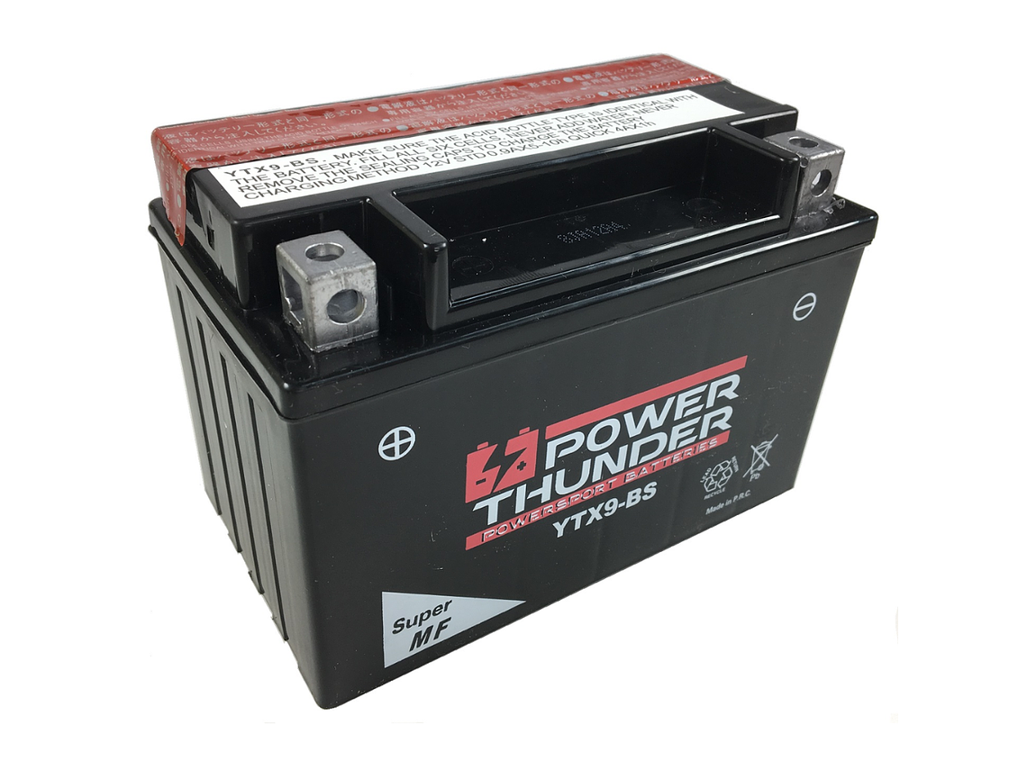 Bateria Mota YT9B-BS - Power Thunder  1