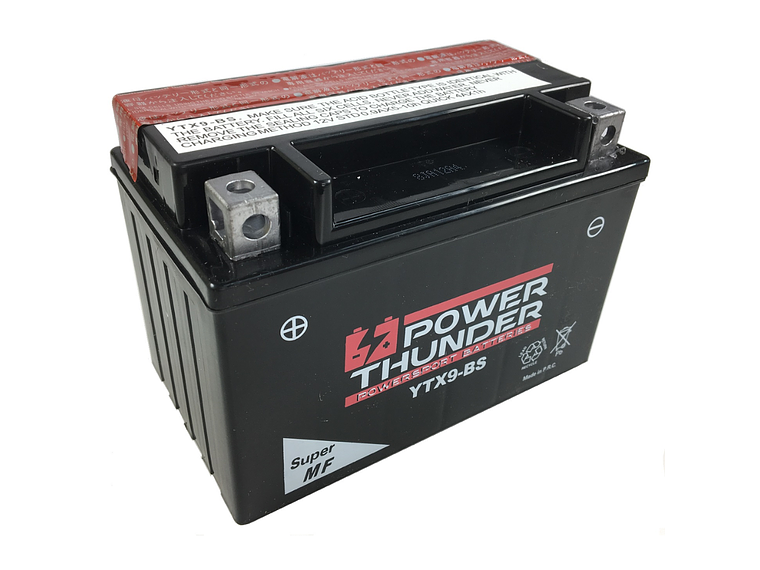 Bateria Mota YT9B-BS - Power Thunder  1