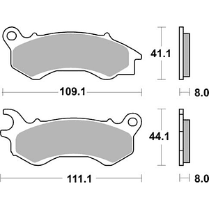 Pastilhas de Travão 205HM - SBS