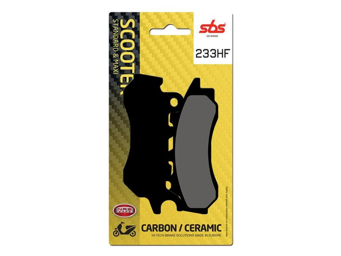 Pastilhas de Travão 233HF PCX 125/150 - SBS 1