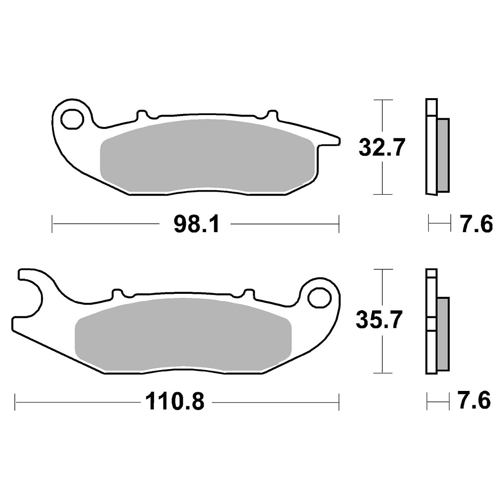 Pastilhas de Travão PCX 125 18/20 228HF - SBS