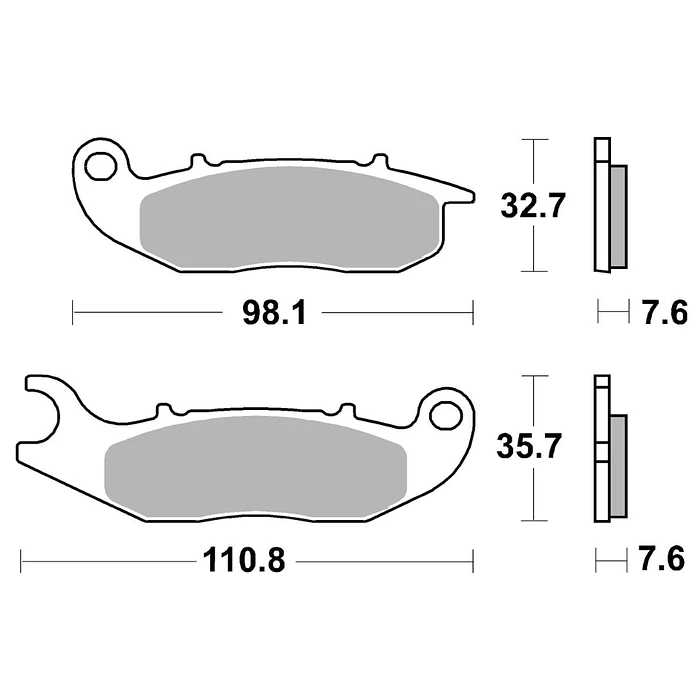 Pastilhas de Travão Honda PCX 125 18/25 228HF - SBS 2
