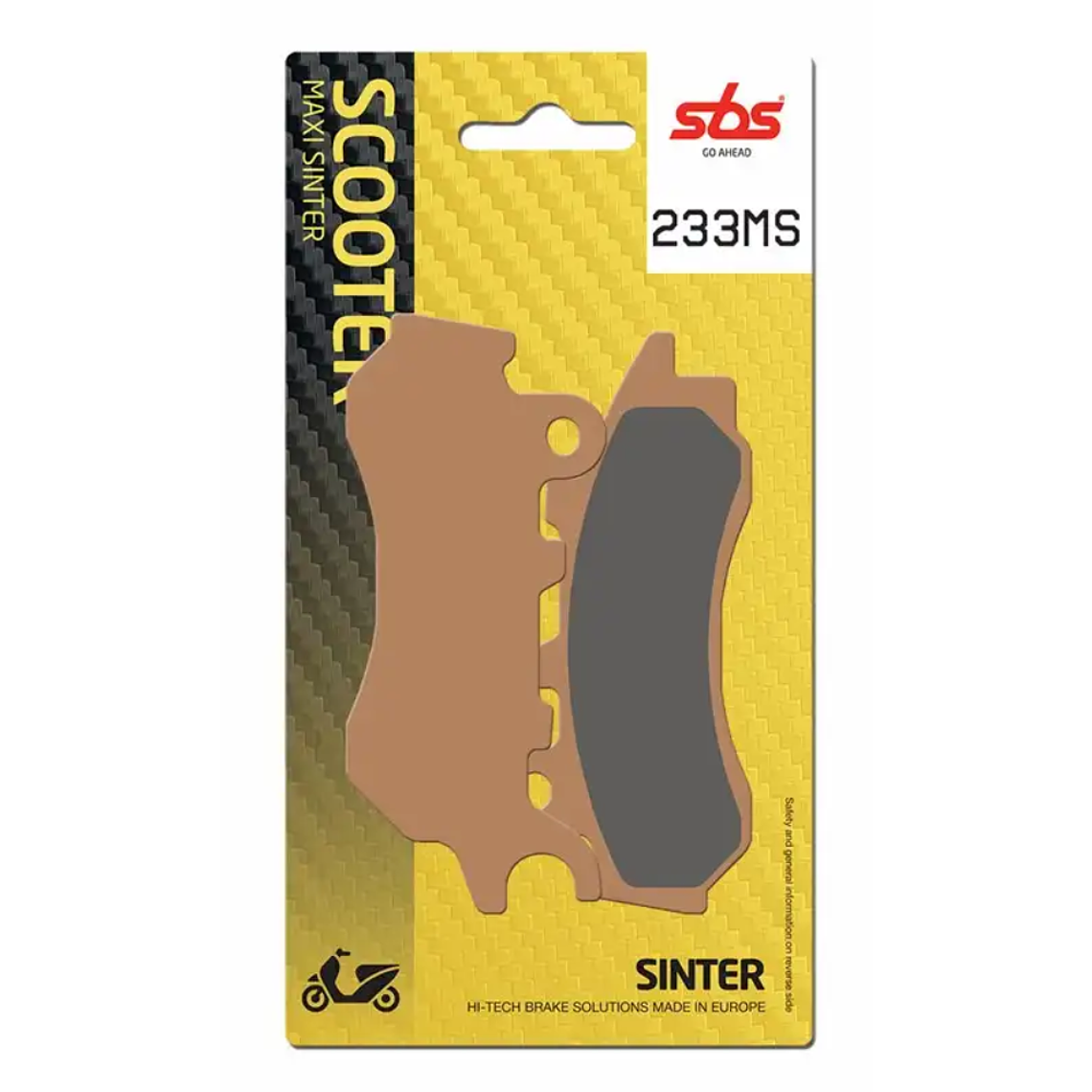 Pastilhas de Travão PCX 125 18/20 233MS - SBS 1