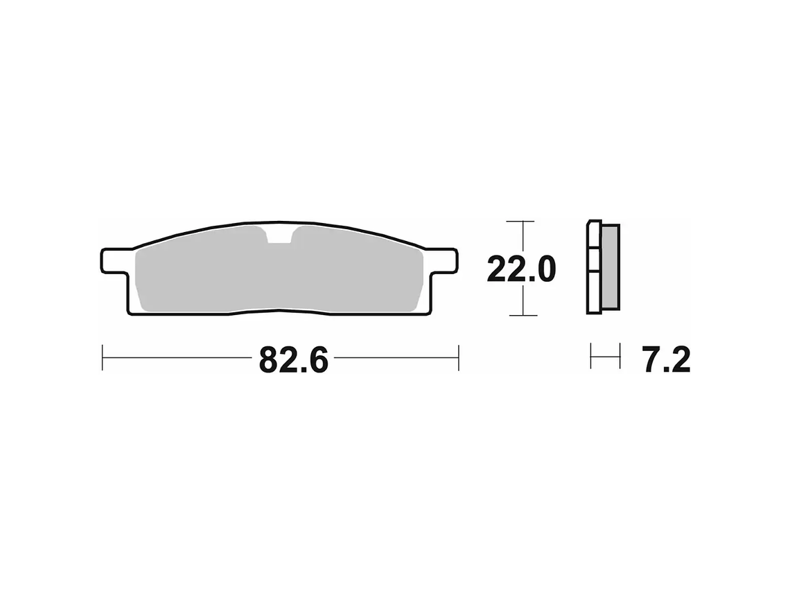 Pastilhas de Travão Frente Yamaha DT 50 LC 136HF - SBS 2