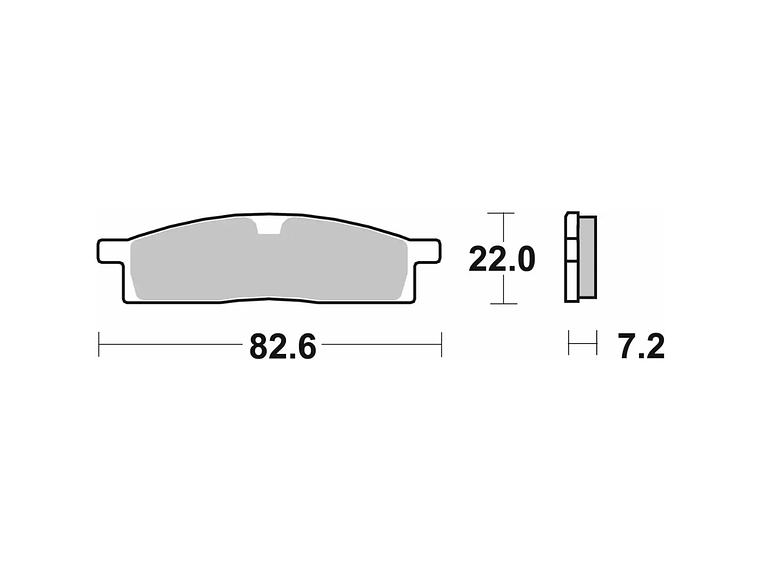 Pastilhas de Travão Frente Yamaha DT 50 LC 136HF - SBS 2