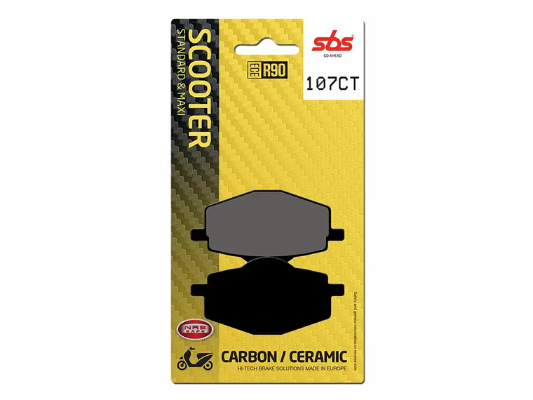 Pastilhas de Travão DTR 125 107CT - SBS 1