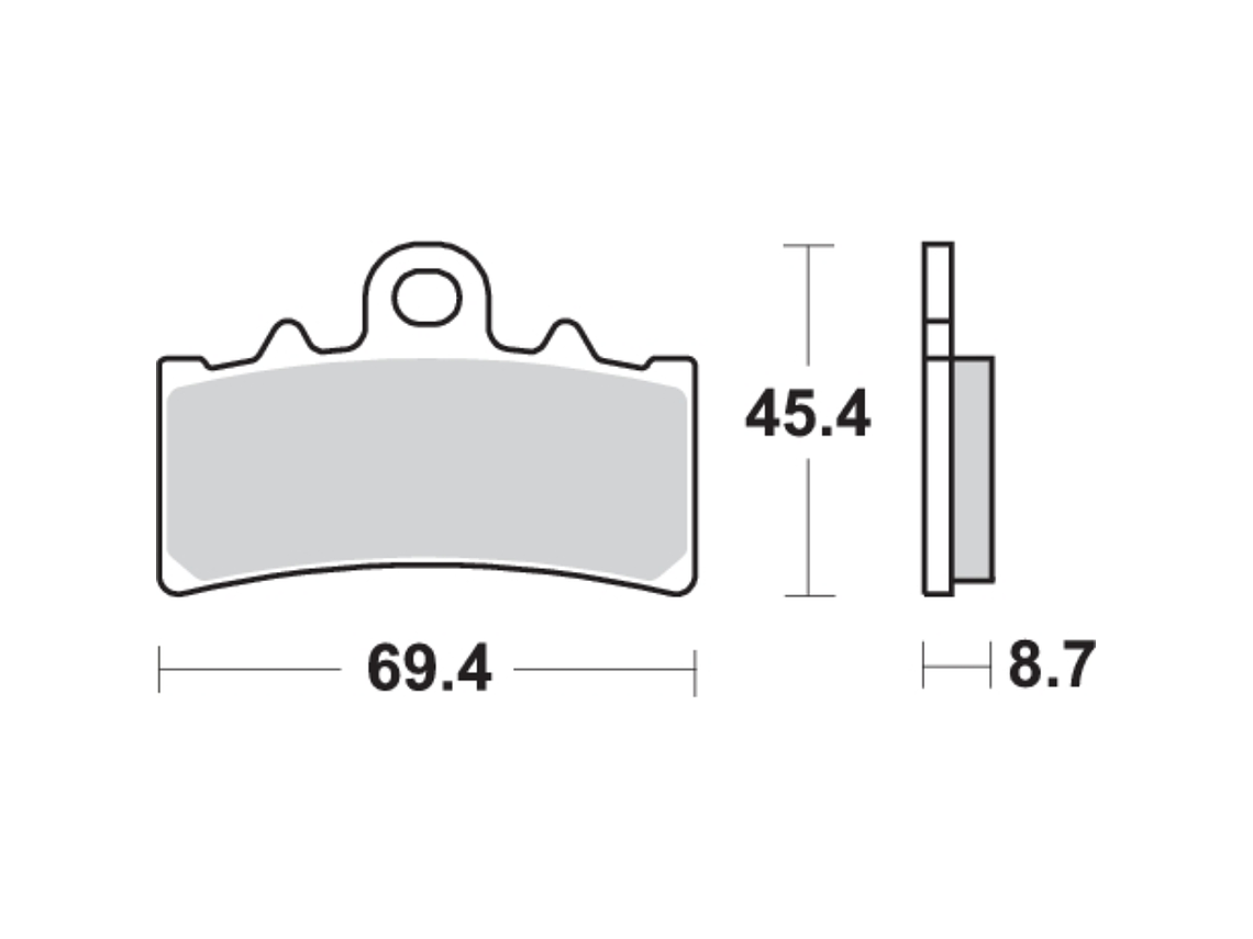 Pastilhas de Travão 877HF - SBS 2