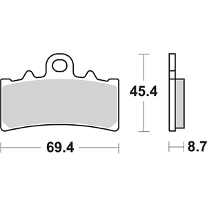 Pastilhas de Travão 877HF - SBS
