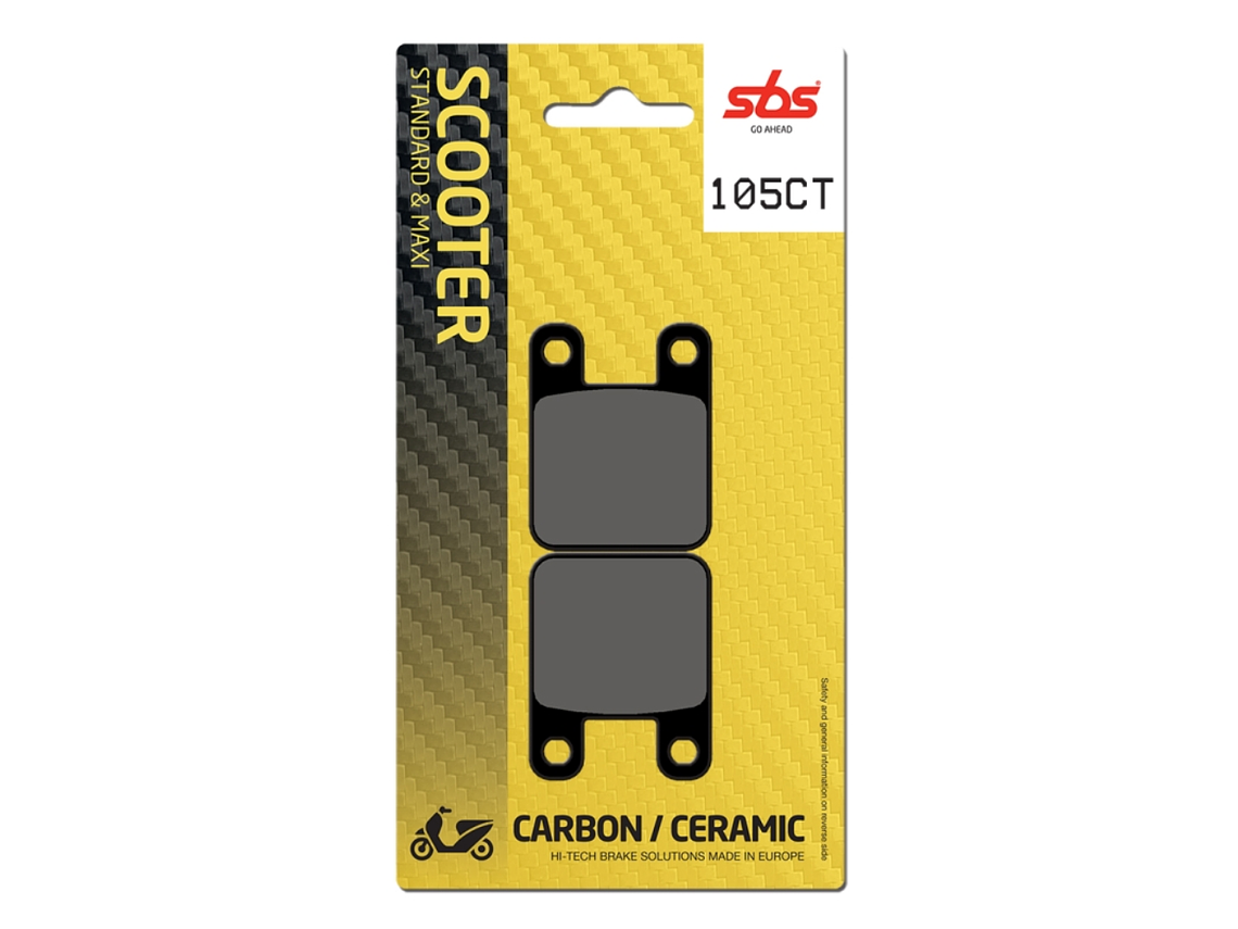 Pastilhas de Travão 105CT - SBS 1