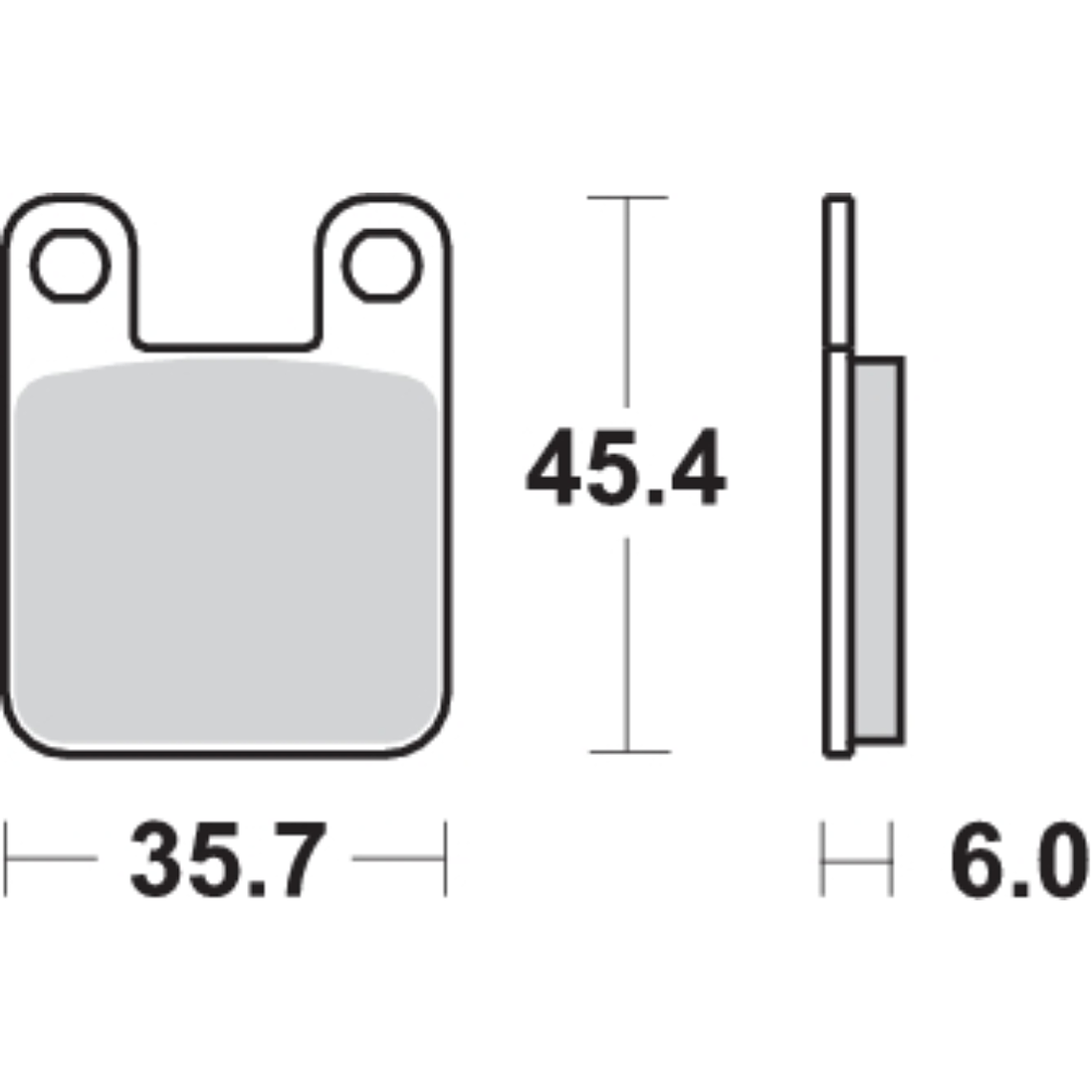 Pastilhas de Travão 105CT - SBS 2