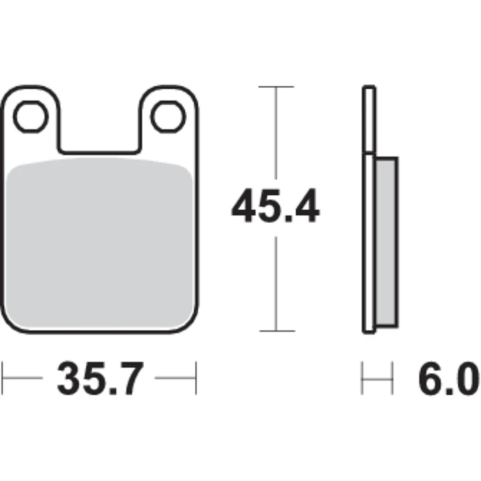 Pastilhas de Travão 105CT - SBS 2