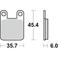 Pastilhas de Travão 105CT - SBS - thumbnail 2