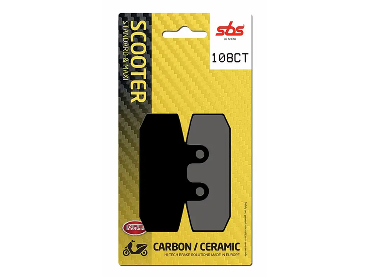 Pastilhas de Travão 108CT - SBS 1