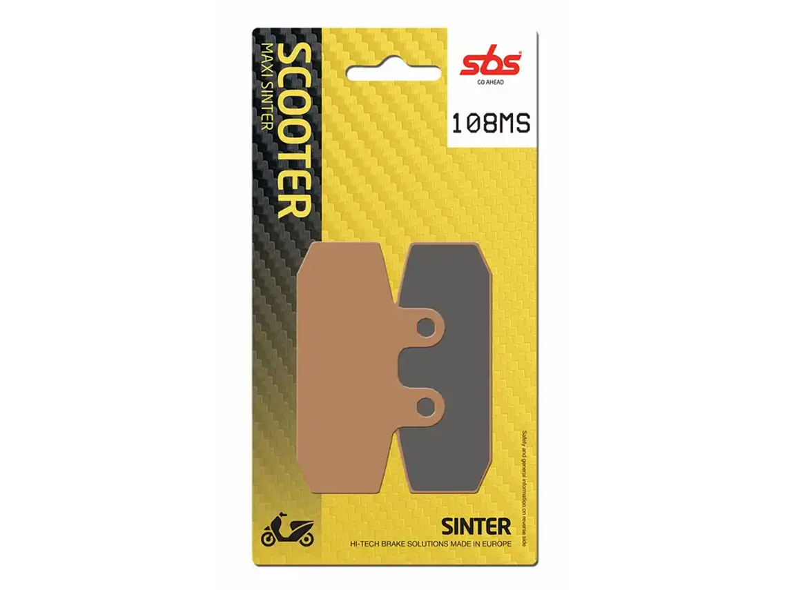 Pastilhas de Travão 108MS - SBS 1