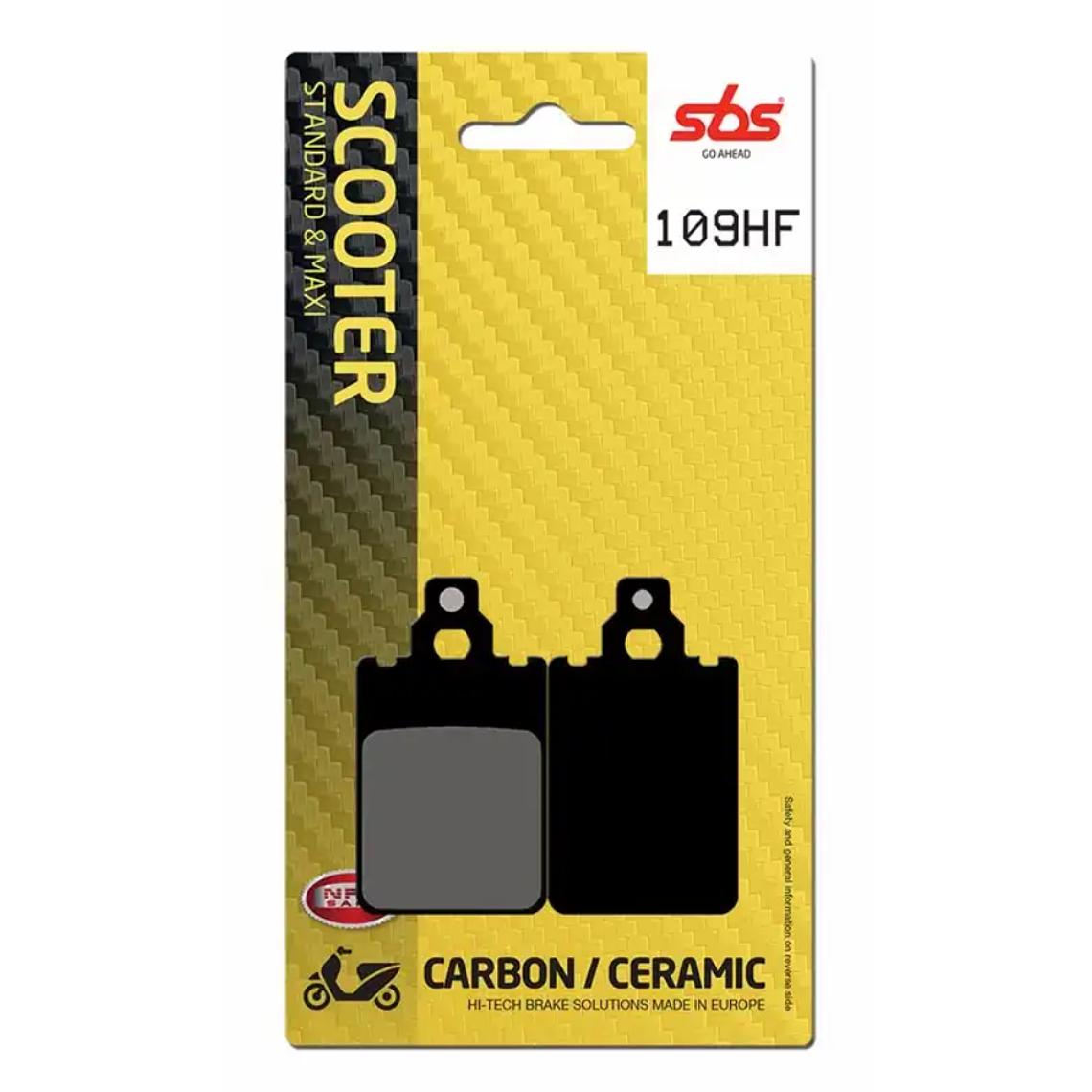 Pastilhas de Travão 109HF - SBS 1