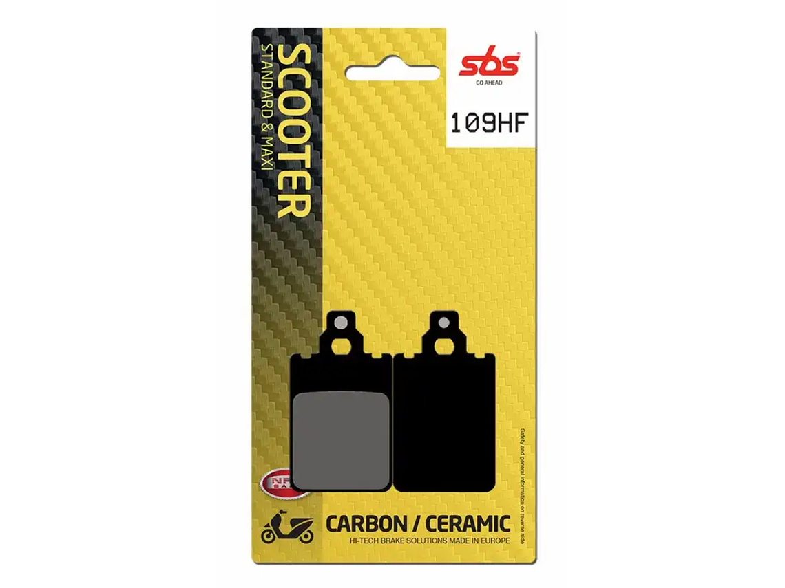 Pastilhas de Travão 109HF - SBS 1