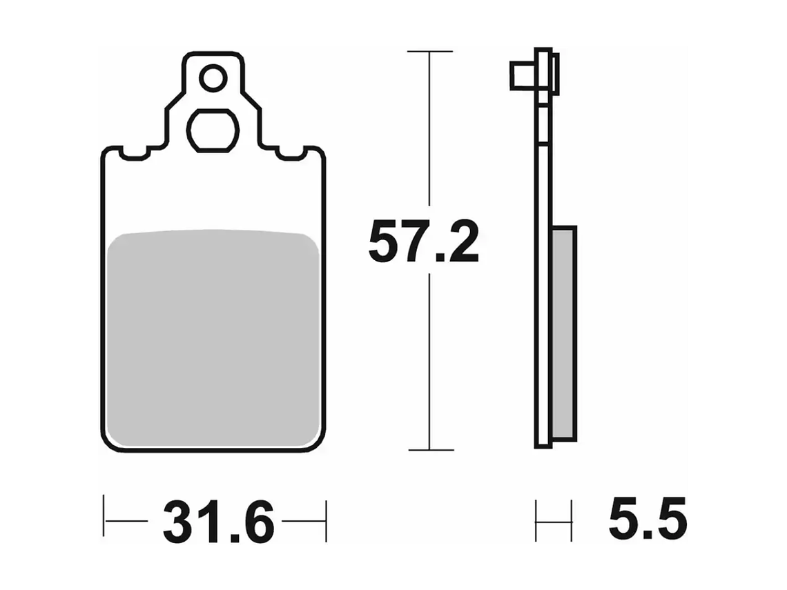 Pastilhas de Travão 109HF - SBS 2