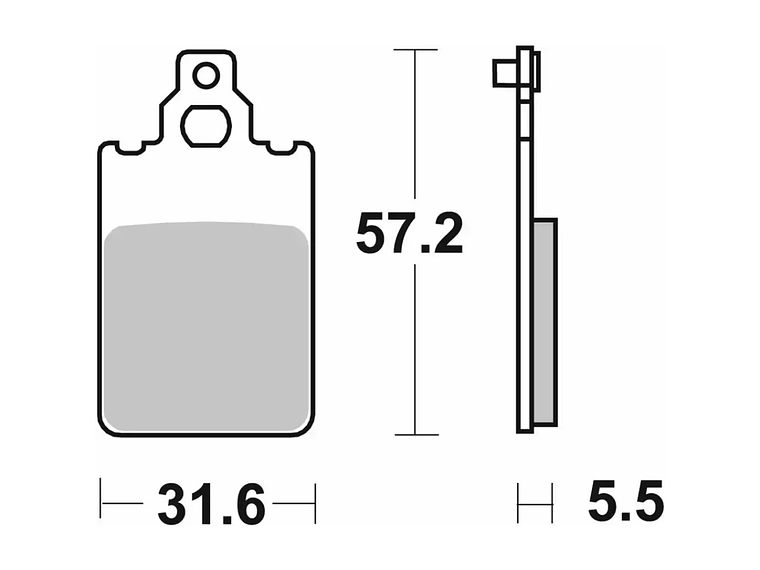 Pastilhas de Travão 109HF - SBS 2