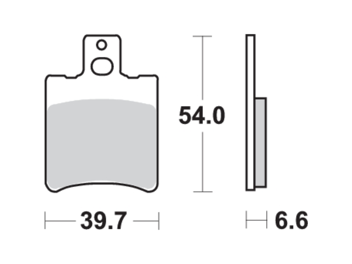 Pastilhas de Travão Aerox 50 125 114HF - SBS 2