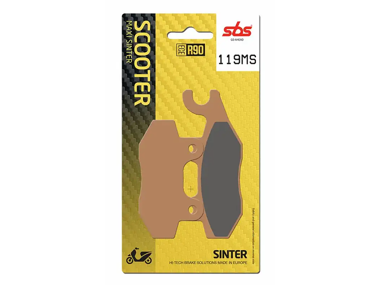 Pastilhas de Travão Kymco 119MS - SBS 1