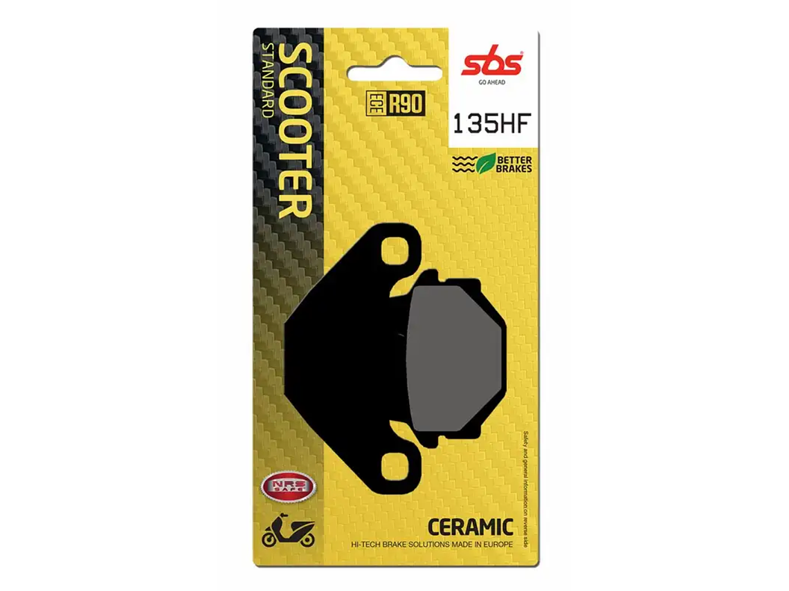 Pastilhas de Travão Kymco 50 135HF - SBS 1