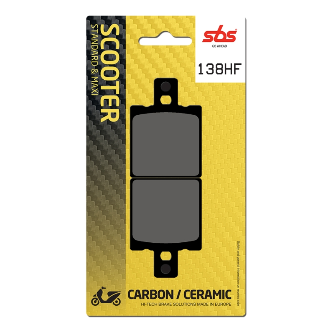 Pastilhas de Travão Aprilia RS 50 138HF - SBS 1