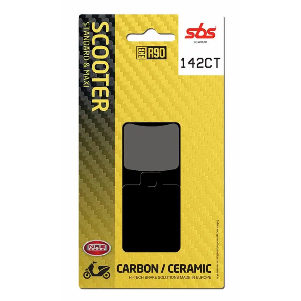 Pastilhas de Travão Vespa LX 50 142CT - SBS 1