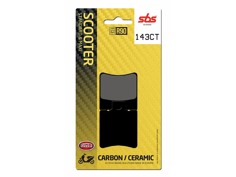 Pastilhas de Travão BW'S/Aerox 50 143CT - SBS 1