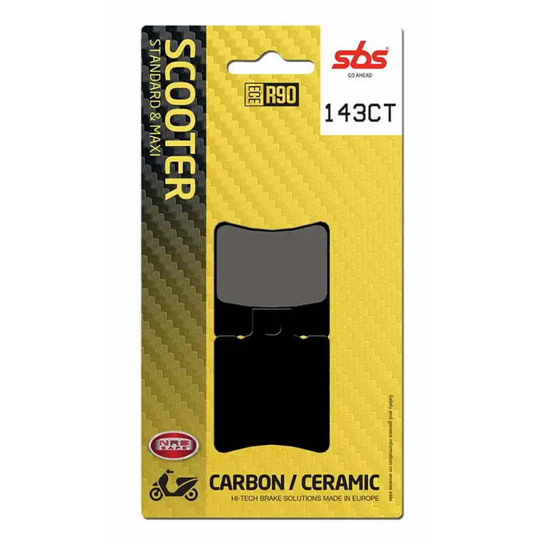 Pastilhas de Travão BW'S/Aerox 50 143CT - SBS 1