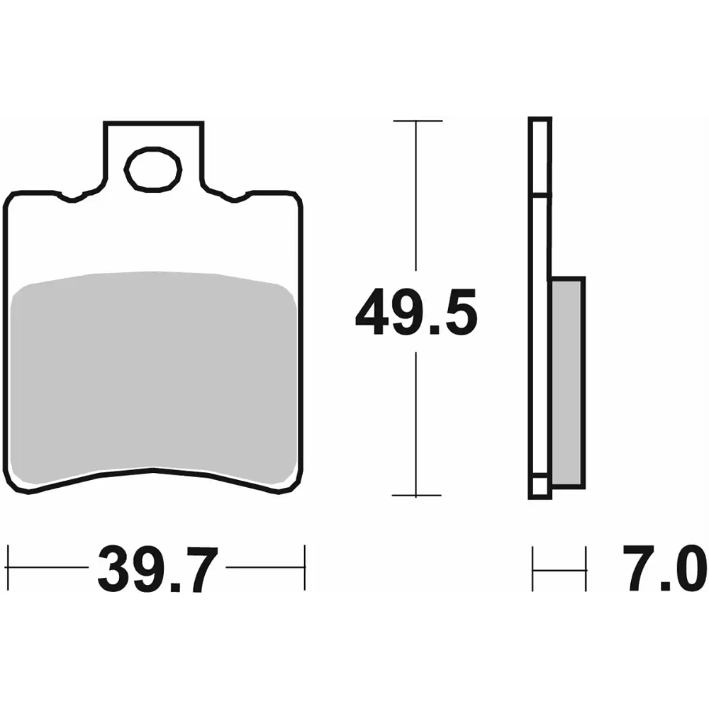 Pastilhas de Travão BW'S/Aerox 50 143CT - SBS