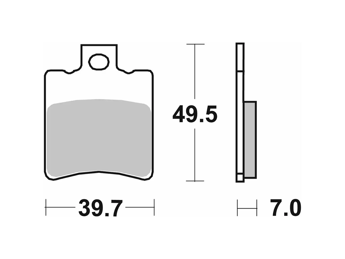 Pastilhas de Travão BW'S/Aerox 50 143CT - SBS 2