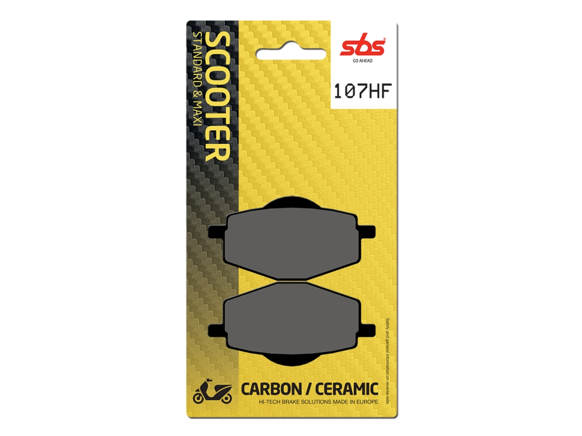 Pastilhas de Travão DTR 125 107HF - SBS 1