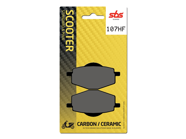 Pastilhas de Travão DTR 125 107HF - SBS 1