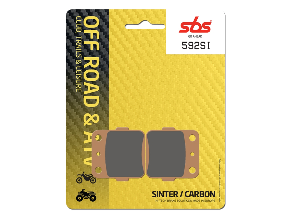 Pastilhas de Travão Raptor 660 R 592SI  - SBS 1