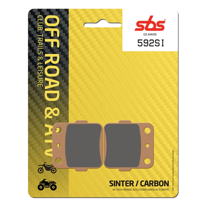 Pastilhas de Travão Raptor 660 R 592SI  - SBS 1