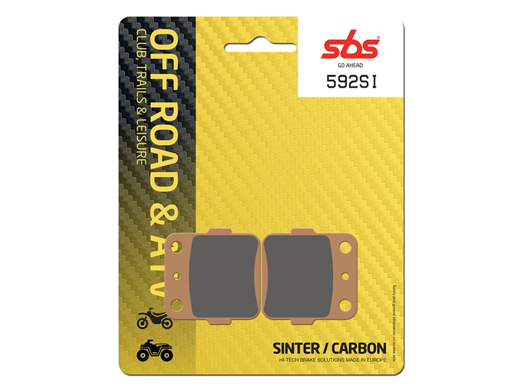 Pastilhas de Travão Raptor 660 R 592SI  - SBS 1