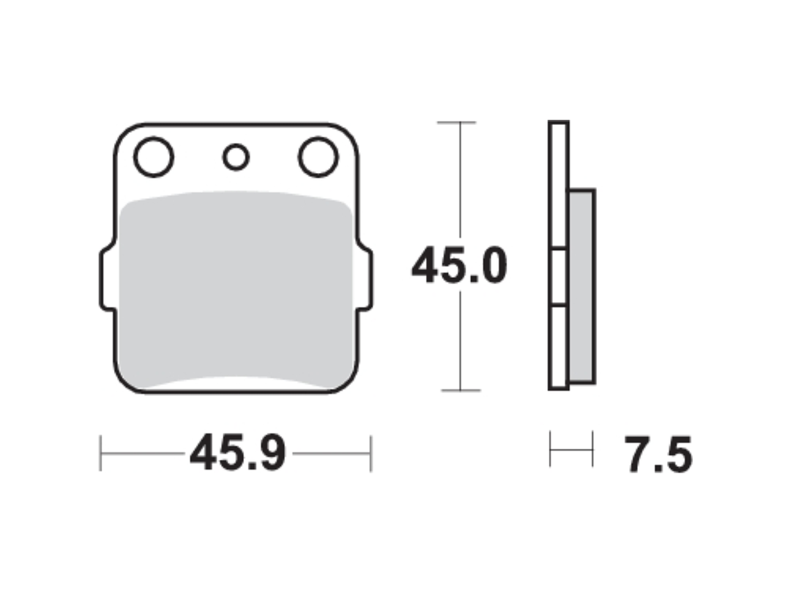 Pastilhas de Travão Raptor 660 R 592SI  - SBS 2