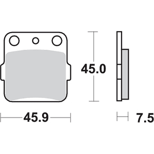 Pastilhas de Travão Raptor 660 R 592SI  - SBS