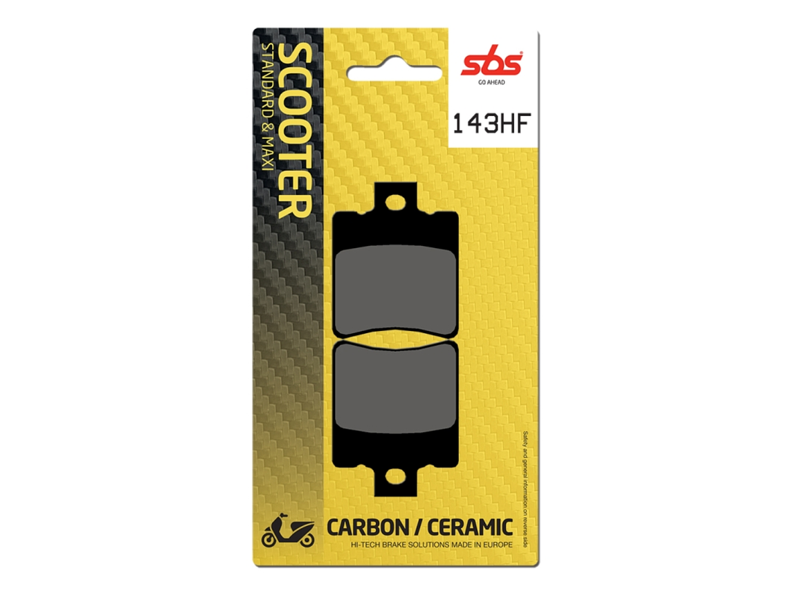 Pastilhas de Travão Aerox 50 143HF - SBS 1