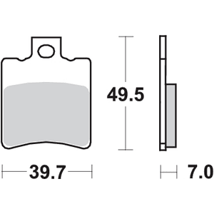 Pastilhas de Travão Aerox 50 143HF - SBS