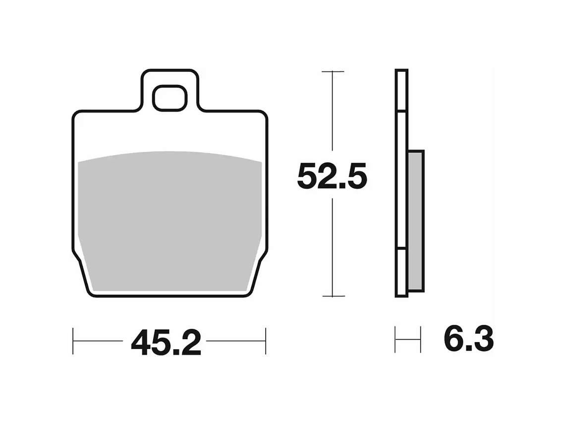 Pastilhas de Travão Aerox 50 145HF - SBS 2