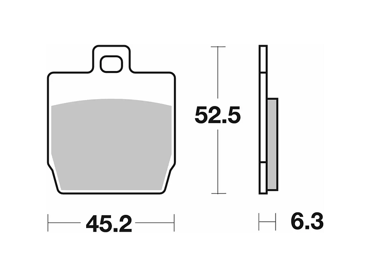 Pastilhas de Travão Aerox 50 145HF - SBS 2