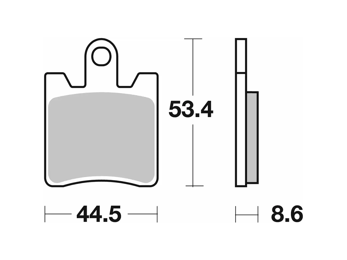 Pastilhas de Travão Daelim S3 146HF - SBS 2